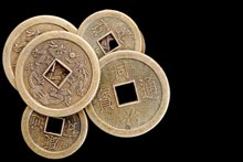 chinesische Münzen